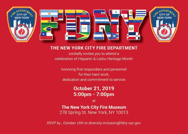 Please RSVP at diversity.inclusion@FDNY.nyc.gov  , FDNY Please come in Class A.